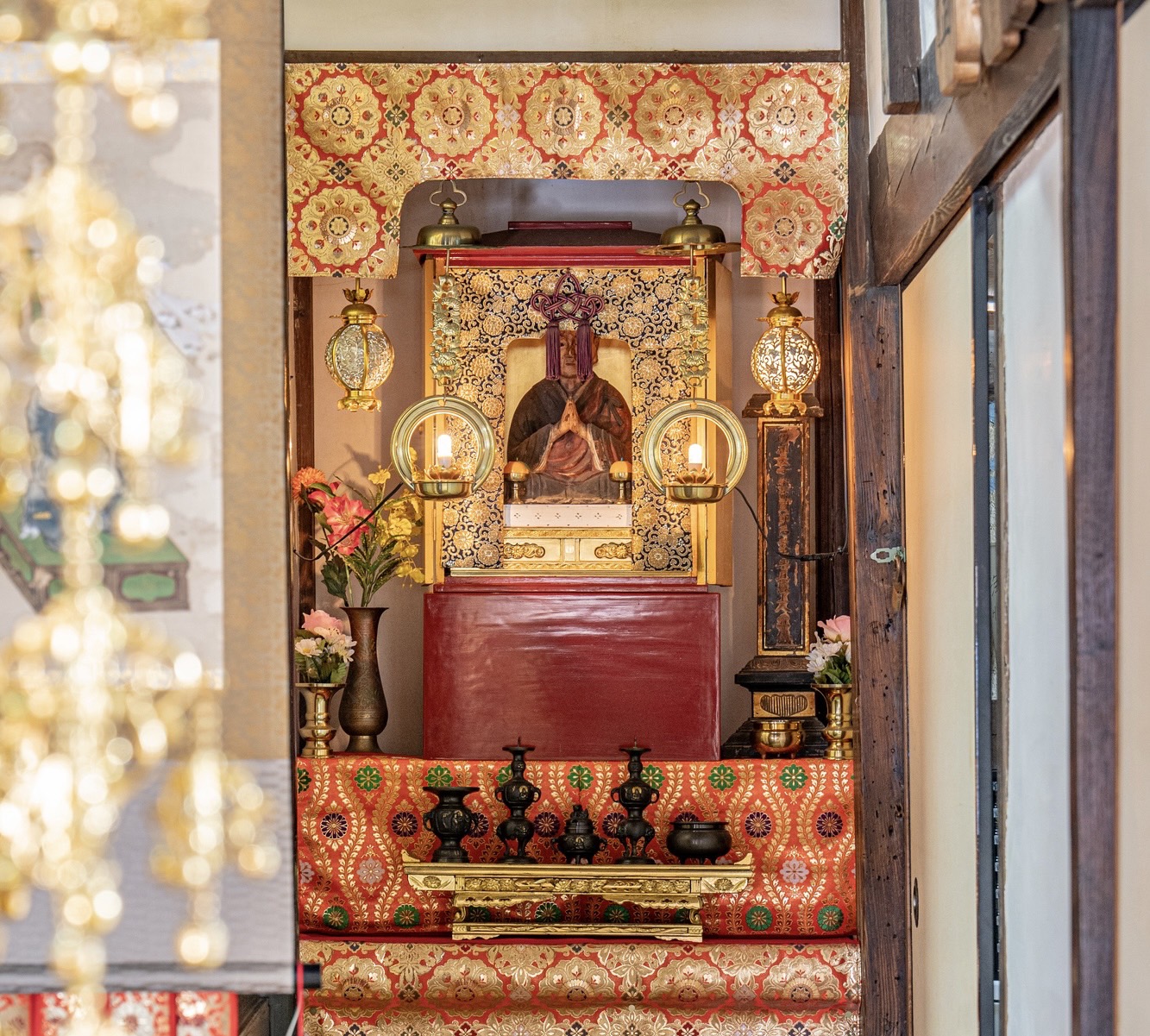Statue of Saint Shinsei, Founder of the Tendai Shinsei Sect